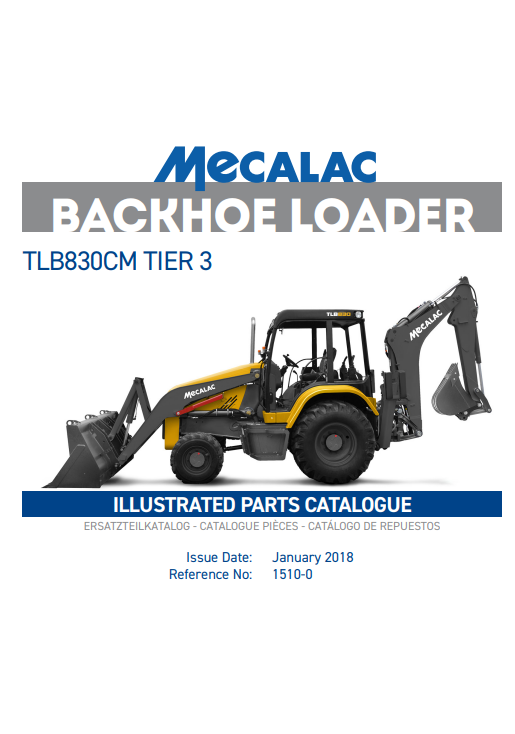Terex TLB830CM Backhoe Loader Parts Manual - Image 2