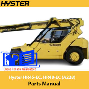 Hyster HR45-EC and HR48-EC Forklift Parts Manual, showcasing essential parts and maintenance information