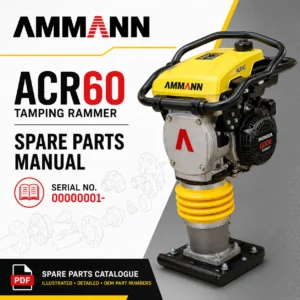 AMMANN ACR60 Tamping Rammer Spare Parts Manual PDF