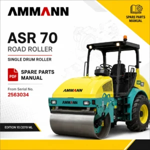 AMMANN ASC 120 Road Roller Spare Parts Manual PDF Download
