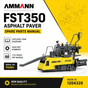 AMMANN FST350 Asphalt Paver Spare Parts Manual PDF Book ID 1204328