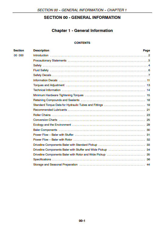 Case RBX 462, Case RBX 562 Round Balers Service Repair Manual - Image 3