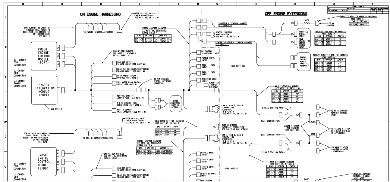 Cummins CM850 Complete Wiring Diagram - Image 2