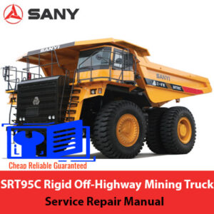 SANY SRT95C rigid off-highway mining truck service repair manual, showcasing detailed diagrams and maintenance guidelines