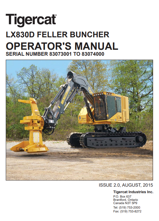 tigercat service manual free download