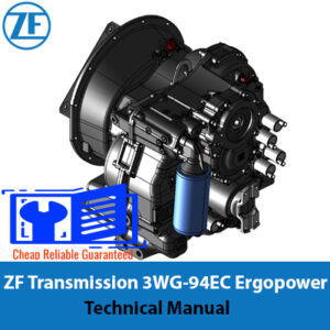 ZF Transmission 3WG-94EC Ergopower Technical Manual, outlining features, maintenance, and operational instructions