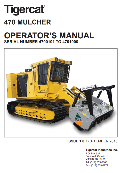 tigercat 470 mulcher