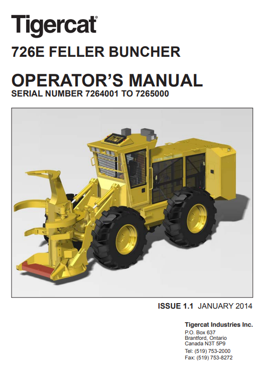 tigercat wheeled feller buncher