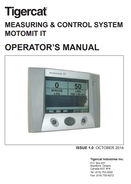 tigercat manuals