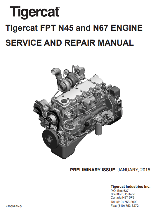 Tigercat FPT N45 and Tigercat N67 Engines Service Repair Manual - Image 2
