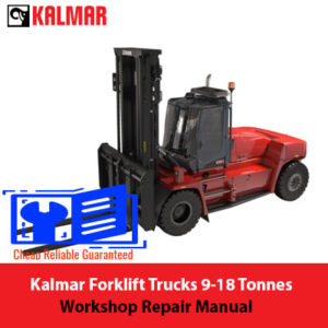 Workshop repair manual for Kalmar DCG90 and DCG180, showcasing detailed diagrams and repair guidelines