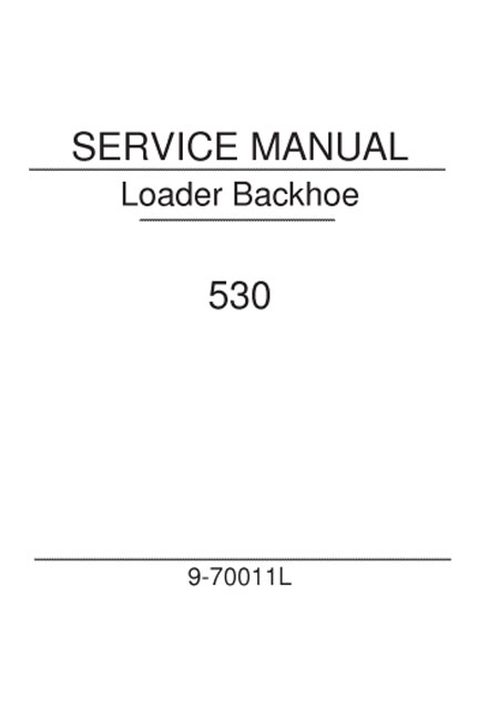 Case 530-Backhoe Loader