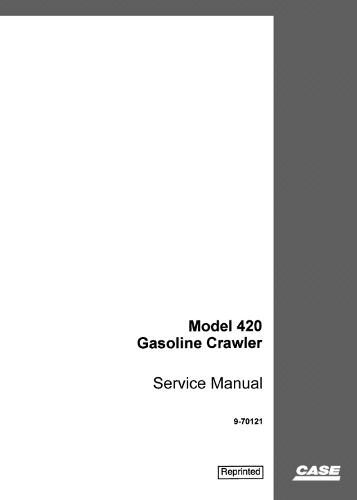 Case 420 Gasoline Crawler Dozer