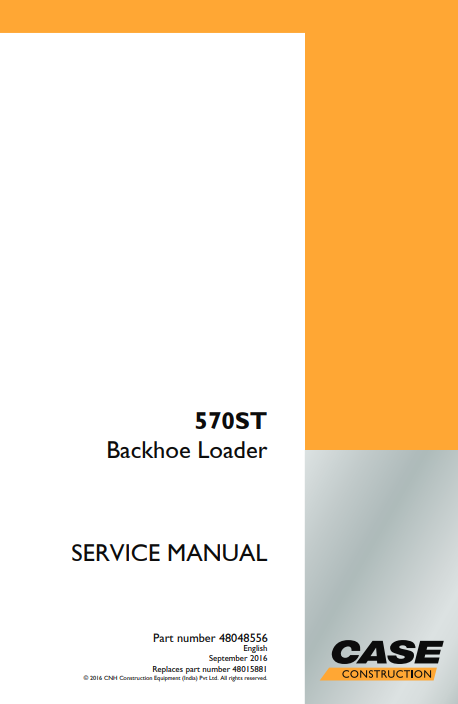 case 570st service manual