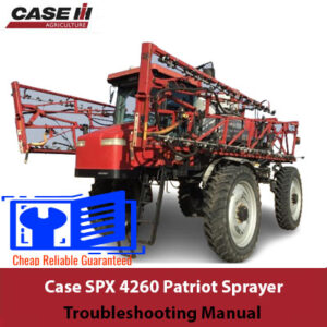 SPX 4260 Patriot Sprayer Troubleshooting Manual cover featuring the title and an illustration of the sprayer