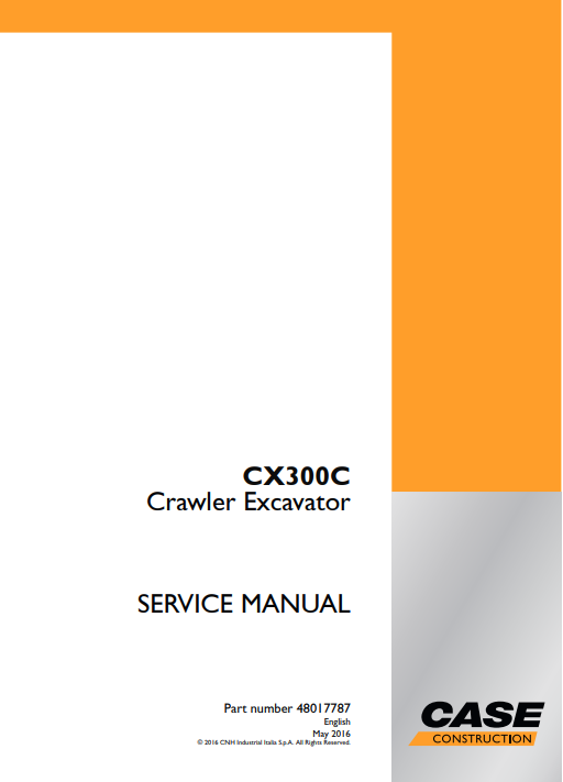 Case CX300C Excavator Service Repair Manual - Image 2