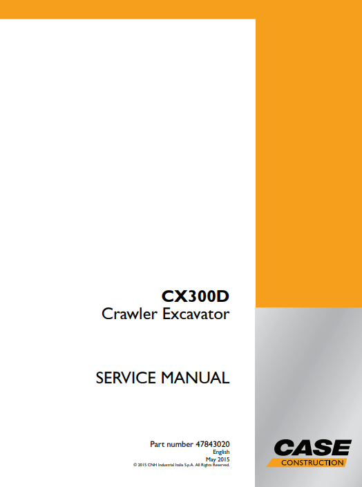 Case CX300D Excavator Service Repair Manual - Image 2
