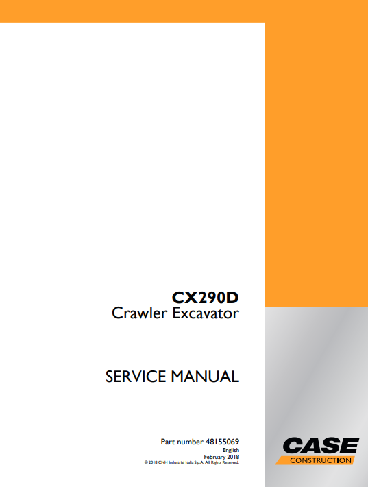 Case CX290D Excavator Service Repair Manual - Image 2