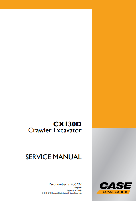 case cx130d service manual