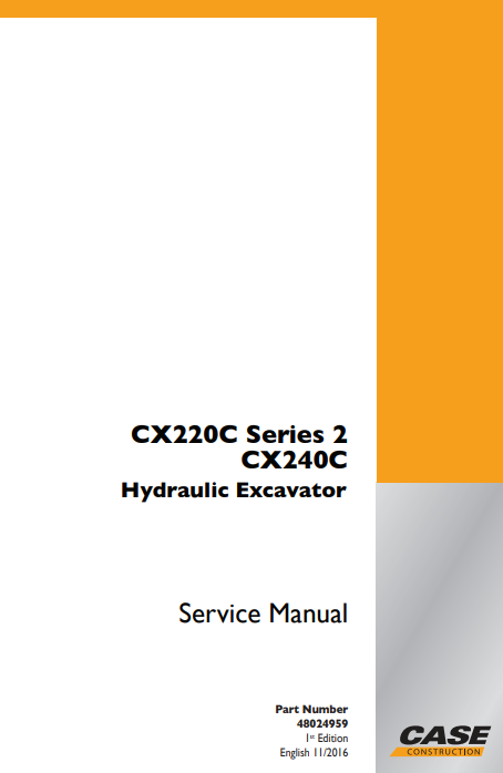 Case CX240C pdf