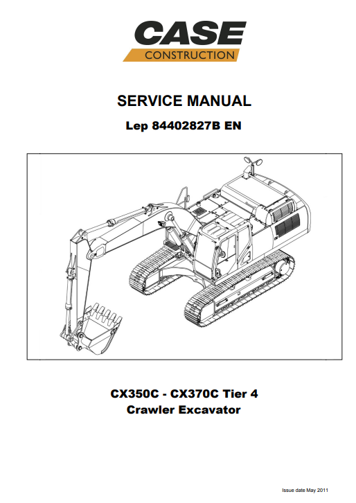 Case CX350C, Case CX370C Excavator Service Repair Manual - Image 2