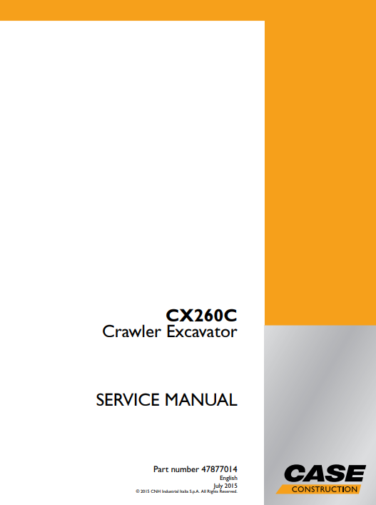 Case excavator pdf manual download