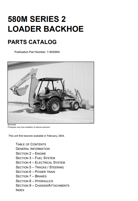 case 580m parts catalog