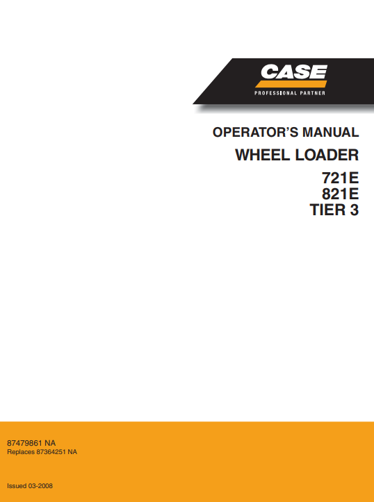 case 821e manual