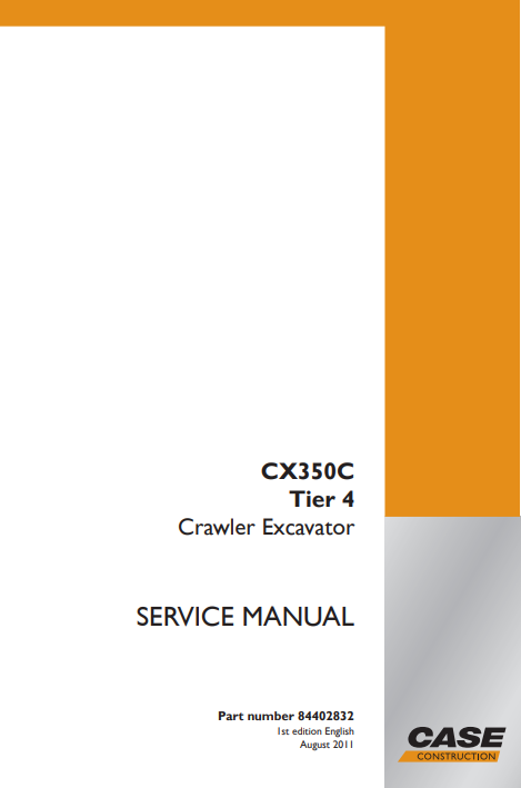 case excavator pdf manual