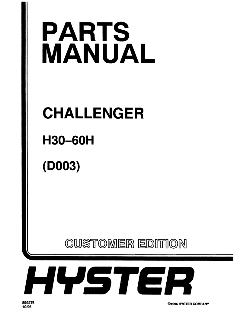 hyster forklift parts catalog online