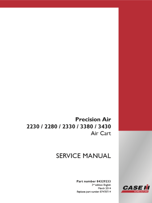 case 3430 air cart manual