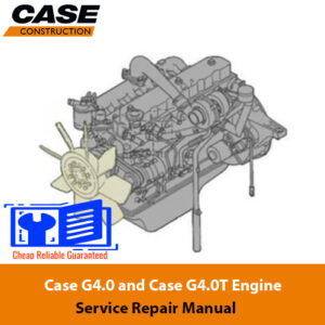 Case G4.0 and G4.0T Engine Service Repair Manual cover for maintenance and repair instructions