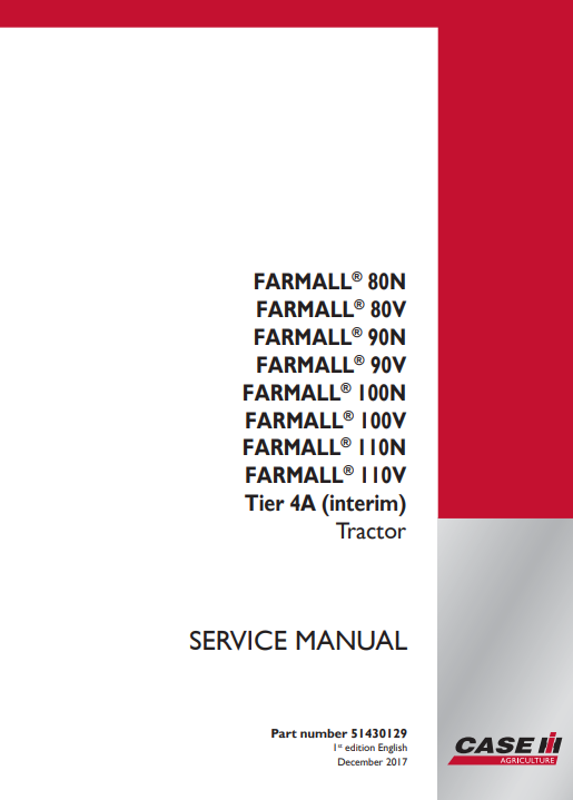 case ih farmall 110n