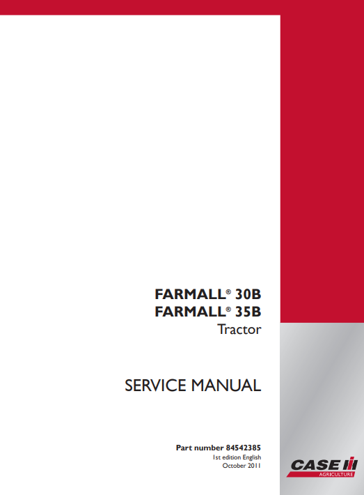 Case FARMALL 30B, Case FARMALL 35B Service Repair Manual - Image 2