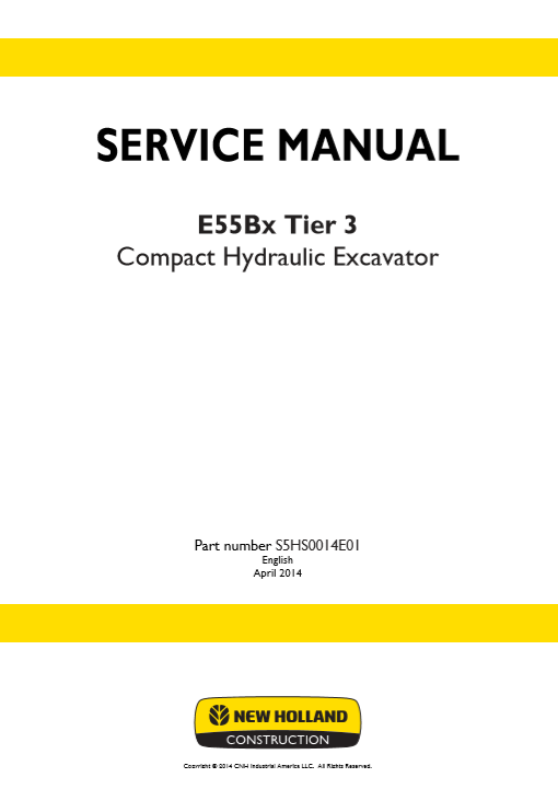 New Holland E55Bx Tier 3