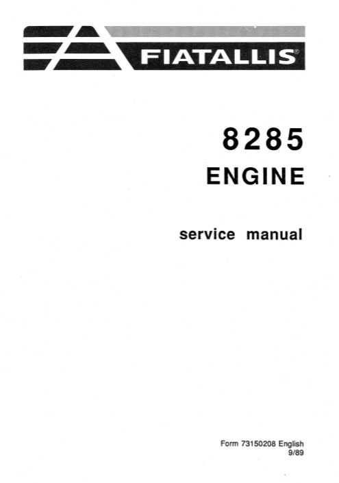 fiat allis 8285