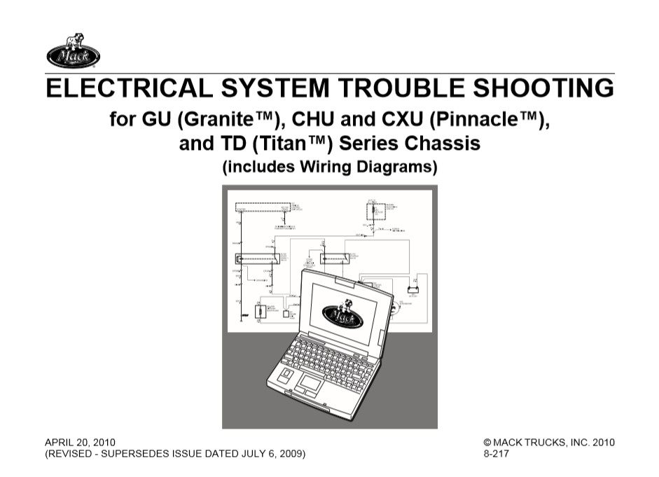 mack truck electrical wiring diagram