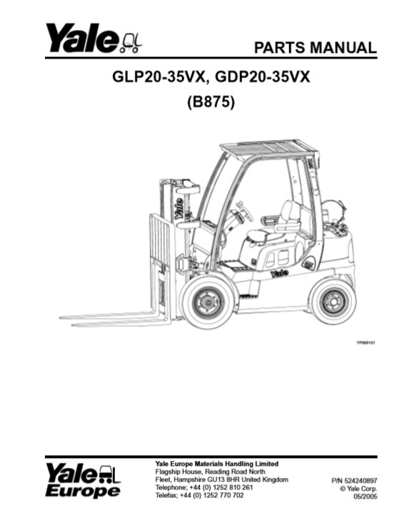 yale parts manual pdf
