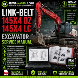 Link-Belt 145X4 DZ 145X4 LC Excavator Service Manual PDF Download