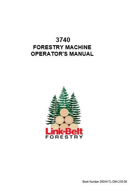 link belt operator's manual