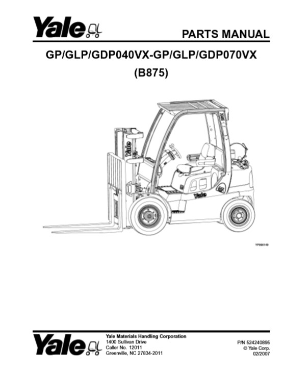 yale forklift parts diagram
