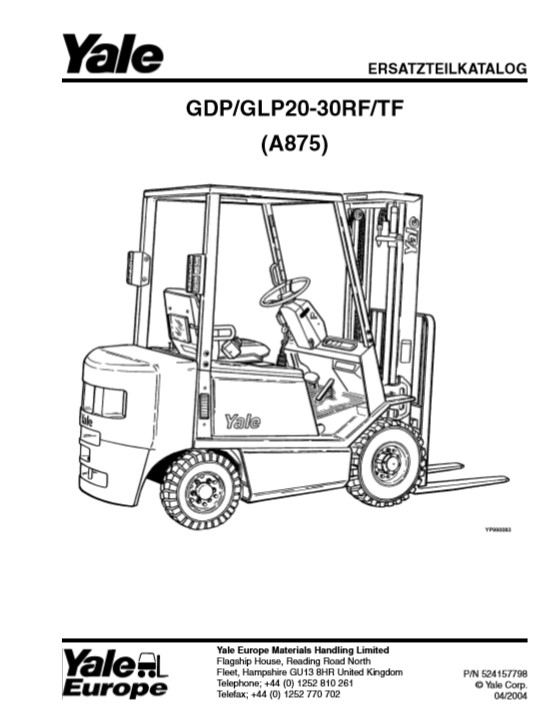 yale forklift parts manual pdf free
