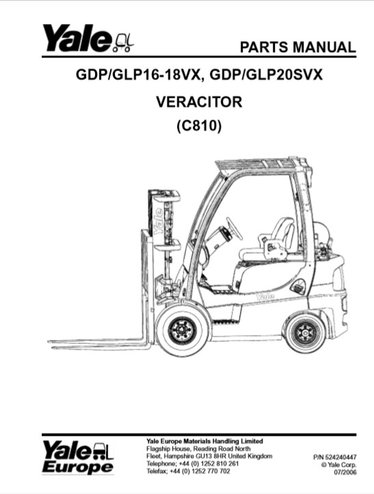 yale forklift parts manual pdf free download