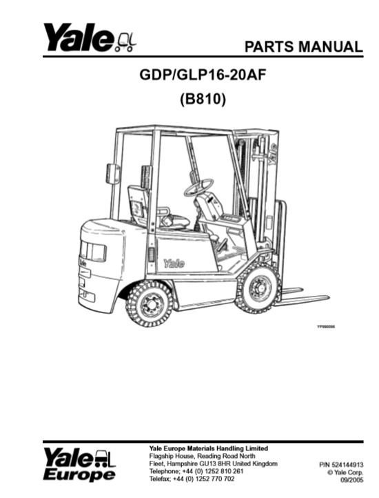 yale forklift parts diagram pdf