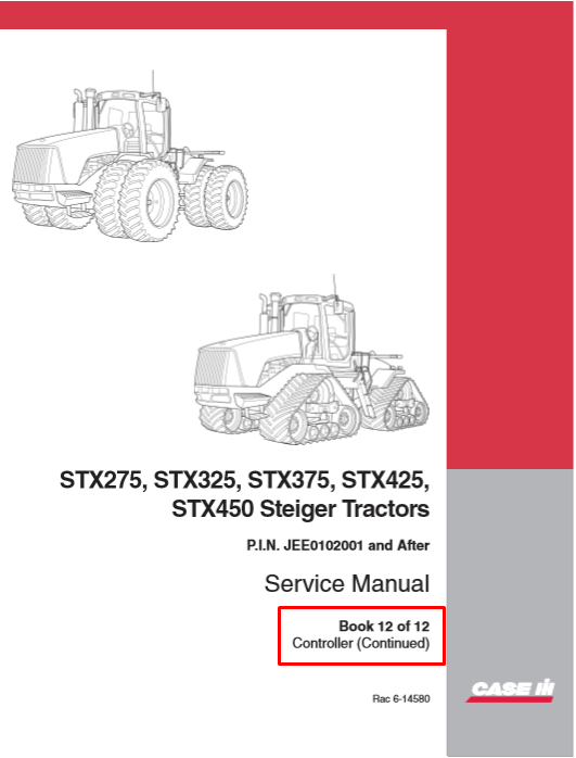 Case STX275, Case STX325, Case STX375, Case STX425, Case STX450 Steiger Tractors Service Repair Manual - Image 14