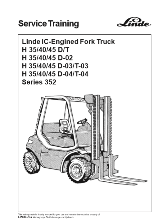 linde forklift service manual pdf free download