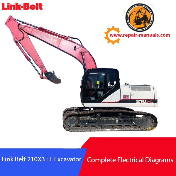 Complete electrical diagrams for the Link Belt 210X3 LF Excavator, detailing wiring and component connections