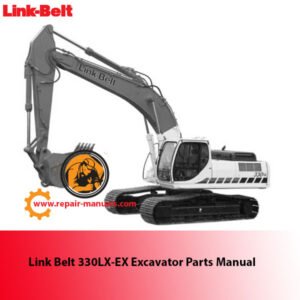 Parts manual for Link Belt 330LX-EX Excavator, showcasing diagrams and specifications for efficient maintenance and repairs