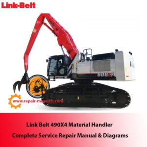 Complete service repair manual for Link Belt 600X4 Material Handler, including diagrams and maintenance guidelines
