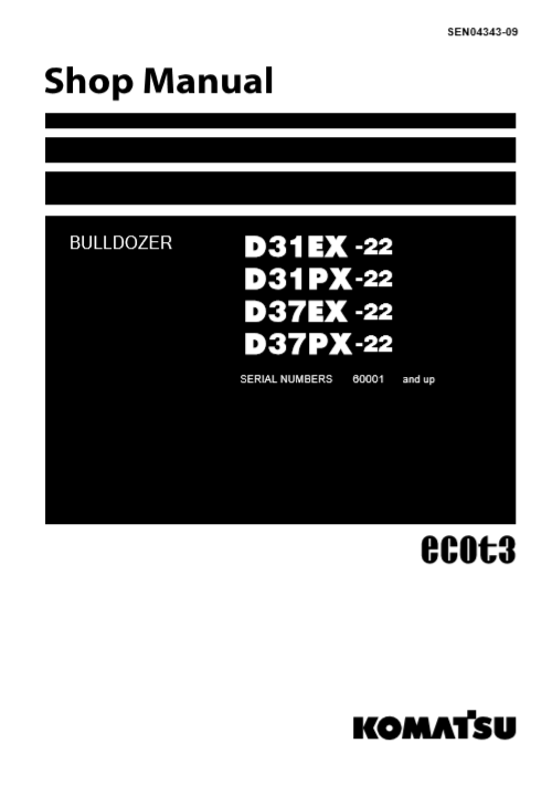 Detailed PDF repair guide for the Komatsu D37EX-22